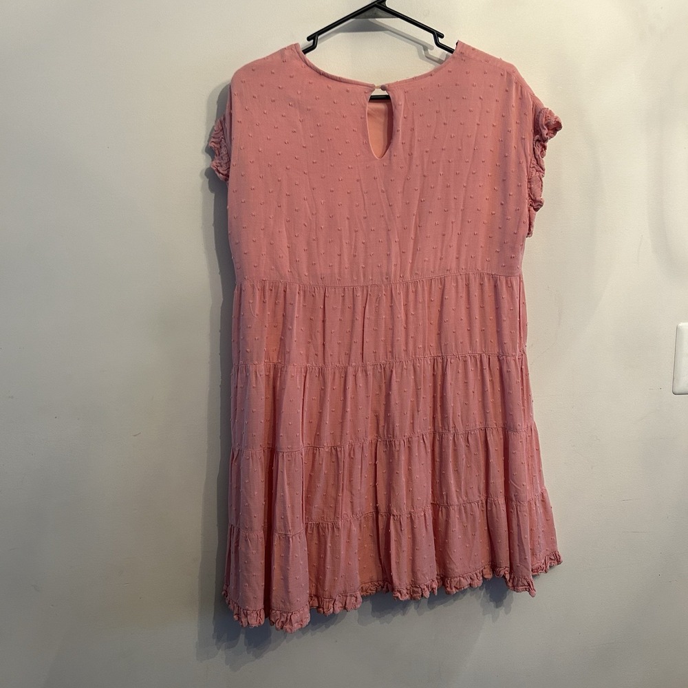 Emory Park Pink Flowy Dress Size Medium Spring Summer Comfortable‎ - Picture 3 of 7